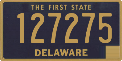 DE license plate 127275