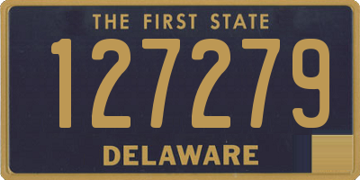 DE license plate 127279