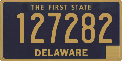 DE license plate 127282