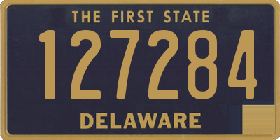 DE license plate 127284