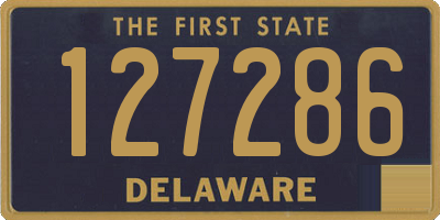 DE license plate 127286