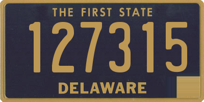 DE license plate 127315