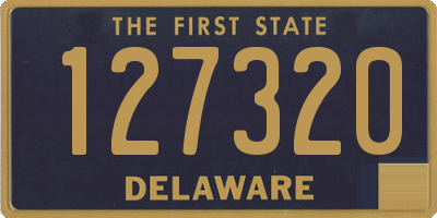 DE license plate 127320