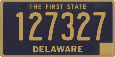 DE license plate 127327