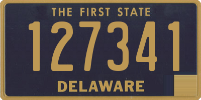 DE license plate 127341