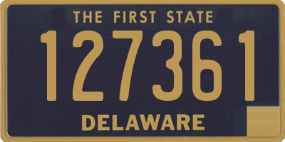 DE license plate 127361