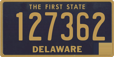 DE license plate 127362