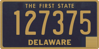 DE license plate 127375