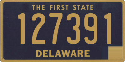 DE license plate 127391