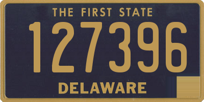 DE license plate 127396