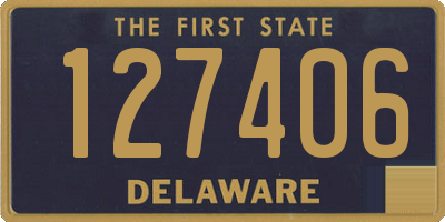 DE license plate 127406