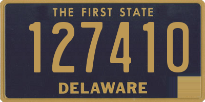 DE license plate 127410