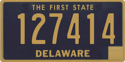 DE license plate 127414