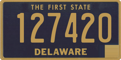 DE license plate 127420