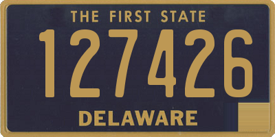 DE license plate 127426