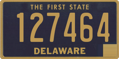 DE license plate 127464