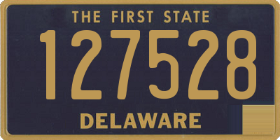 DE license plate 127528