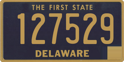 DE license plate 127529