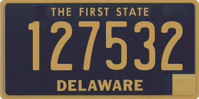 DE license plate 127532