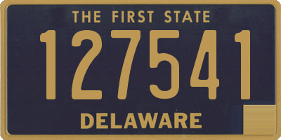 DE license plate 127541