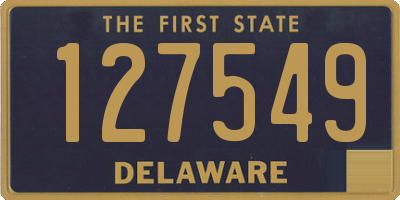 DE license plate 127549