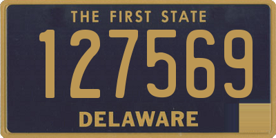 DE license plate 127569