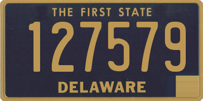 DE license plate 127579