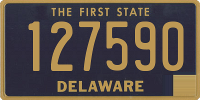 DE license plate 127590