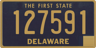 DE license plate 127591