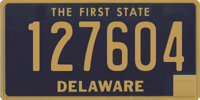 DE license plate 127604