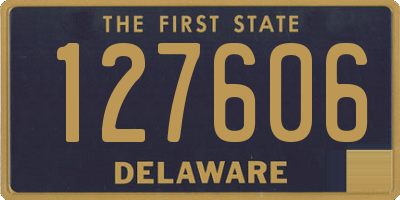 DE license plate 127606