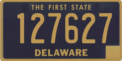 DE license plate 127627