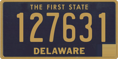 DE license plate 127631