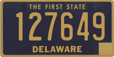 DE license plate 127649