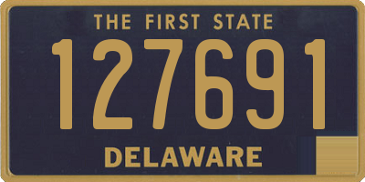 DE license plate 127691