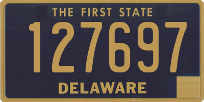 DE license plate 127697