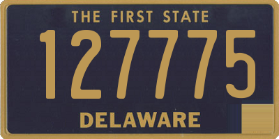 DE license plate 127775