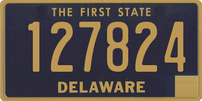 DE license plate 127824