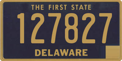 DE license plate 127827