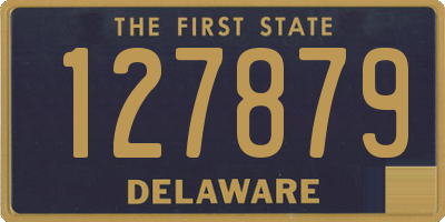 DE license plate 127879