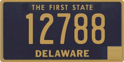 DE license plate 12788