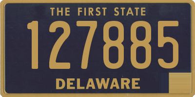 DE license plate 127885