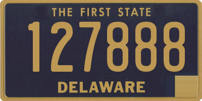 DE license plate 127888