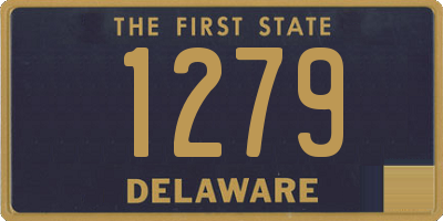 DE license plate 1279