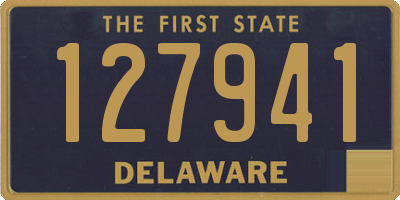 DE license plate 127941