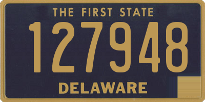 DE license plate 127948