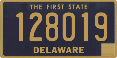 DE license plate 128019