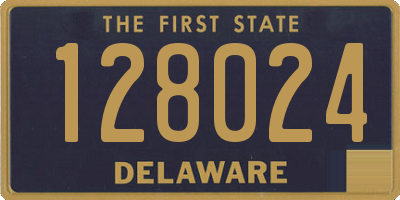 DE license plate 128024