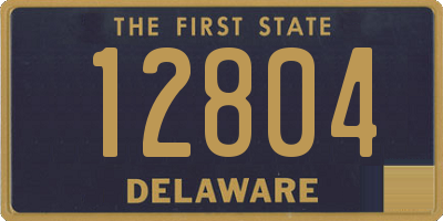 DE license plate 12804