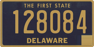 DE license plate 128084